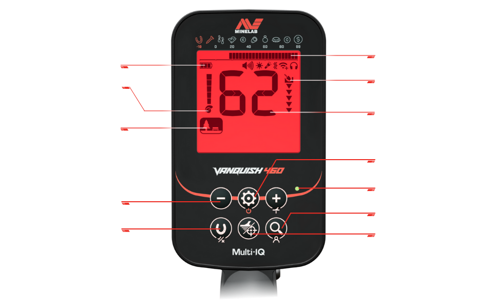 Minelab Vanquish 460 - detector